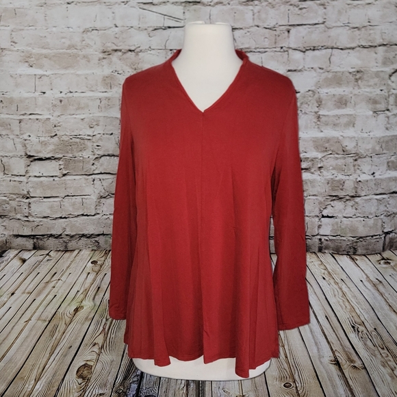 Eileen Fisher Tops - Eileen Fisher Top Size M Red